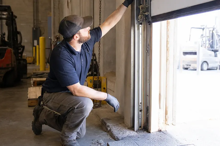 Bent or Damaged Tracks garage door service in Baytown TX