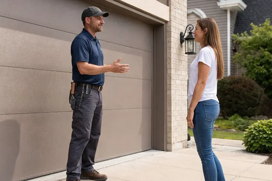 Professional garage door replacement service in Baytown TX