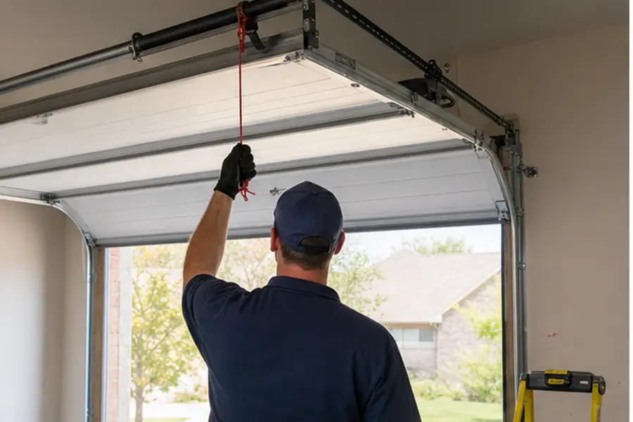 Professional garage door spring replacement service in Baytown TX
